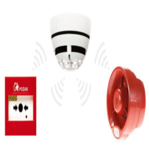 Wireless-fire-detector-manual-alarm